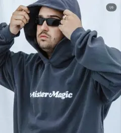 BOOK WORKS MisterMagic XL ダークグレー パーカー