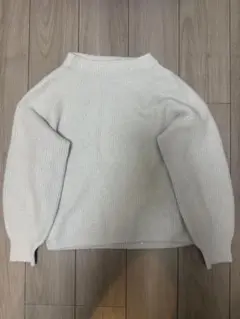 Stola. ラメ入り ニット セーター ホワイト ゆったり 上品 きれいめのサムネイル