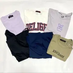 女の子 まとめ売り 6点セット 春夏 通学 普段着 お得　150cm