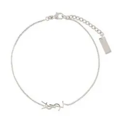SAINT LAURENT YSL ロゴ ブレスレット シルバーのサムネイル