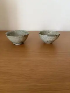 未使用品　小林徹也　5寸丸鉢　粉引　ペア　うつわ　陶芸作家　陶器　人気　酒器 未使用品 小林徹也 5寸丸鉢 粉引 ペア うつわ 陶芸作家 陶器 人気 酒器