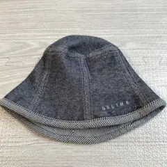 CELINE セリーヌ バケットハット グレー コットン 日本製 帽子 キッズ