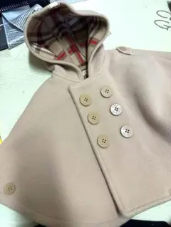 ミキハウス フリースポンチョ F ベージュ