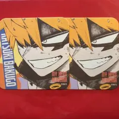 僕のヒーローアカデミア 爆豪勝己 コースター 2枚セット