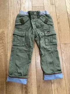 DOUBLE.B カーゴパンツ カーキ