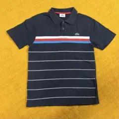 Lacoste ストライプ ポロシャツ M