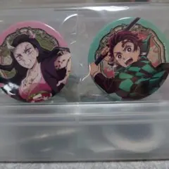 鬼滅の刃　上弦集結、そして刀鍛冶の里へ　缶バッチ　竈門兄妹