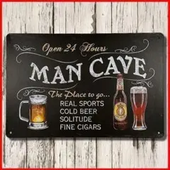 ブリキ看板 お酒 ビールC バーサイン man cave アメリカン雑貨壁装飾a