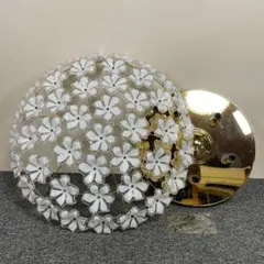 希少 キシマ YKC-6797 ガラスフラワー シャンデリア 5灯 ゴールドのサムネイル