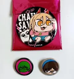 チェンソーマン　パワー、姫野、コベニ　缶バッジ