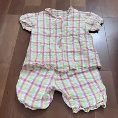 カラフルチェック柄パジャマセット