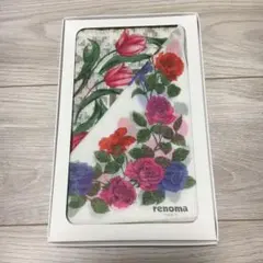 レノマとピーエルバルマンのハンカチ2枚セット。おしゃれで上品な花柄です。