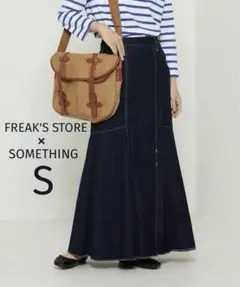 SOMETHING×FREAK'S STORE 別注 マーメイドスカート デニムのサムネイル