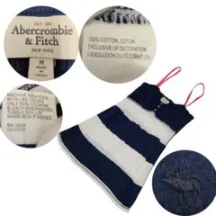 Abercrombie & Fitch キャミソール M ネイビー/ホワイト