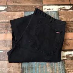 ビンテージ　古着　Dickies ディッキーズ　ワークパンツ　チノパン　黒