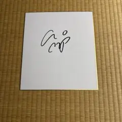 としちやん　直筆サイン色紙2枚セット としちやん様専用 直筆サイン色紙2枚セット - メルカリ