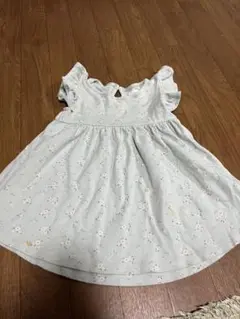 ベビー服 ワンピース 花柄 ミントグリーン　ジェイミーケイのサムネイル