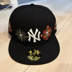 新品　未使用　NY ニューエラキャップ ブラック　59FIFTY 58、7センチ