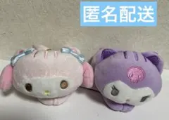 【2点】サンリオ　クリップ入りぬいぐるみ　マイメロ　クロミ