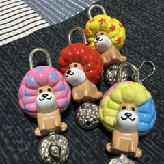 アフロ犬でロック！ 南京錠 キーホルダー サンエックス　　バンプレスト　アフロ犬