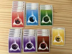 m*f様 ポケモンカード エネルギーカード36枚セット 渦巻き悪エネルギー付