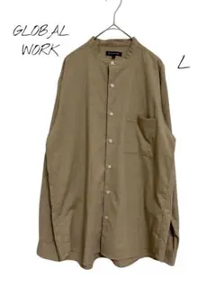 GLOBAL WORK【美品】シャツ トップス　ベージュ　L