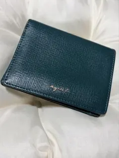 値下相談乗ります‼︎agnes b. アニエスベー 二つ折り財布 グリーンのサムネイル