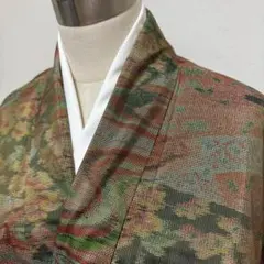 KN6785 大島紬 身丈159cm 着物 正絹のサムネイル