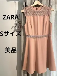 ZARA ザラ　レースミニワンピース S