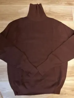 Uniqlo U タートルネックニット　ワインレッド　XL