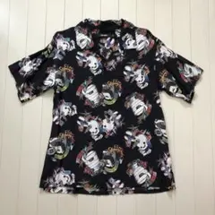 CUNE アロハシャツ サイズ3 黒 ハワイ猫のアロハシャツ｜ウサギがいる｜CUNE ONLINE STORE