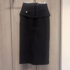 ネイビー　ロングスカート