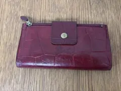IL BISONTE イルビゾンテ レザーロングウォレット （ クロコ ）長財布