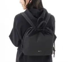 新品✨未使用agnes b. VOYAGE リュック ブラック マルチケース付