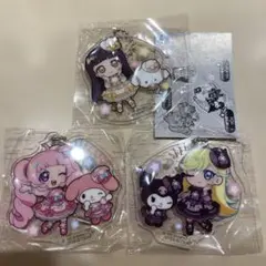 【ひみつのアイプリ】サンリオキャラクターズ　アクリルキーホルダー　ガチャガチャ