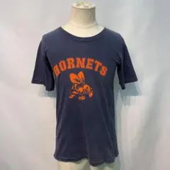 HORNETS 90s アメリカ製　茄子紺　難ありのサムネイル