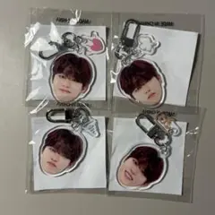 ジョンウ　TREASURE 顔アクキー カプセルトイ 喜怒哀楽