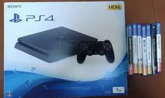 PS4 1TB CUH-2200B ソフト7本付き すぐ遊べる フルセット