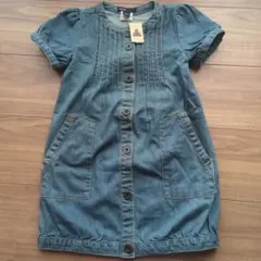 babyGap デニムブルー 半袖ワンピース