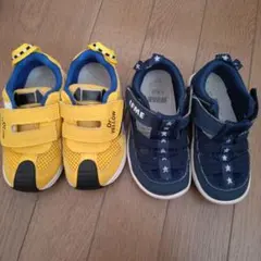 イフミー スニーカー サンダル ドクターイエロー ネイビー 2足セット