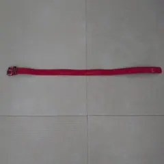 野球ユニフォーム用ベルト　赤　34㎜幅　ポルテ（未使用）