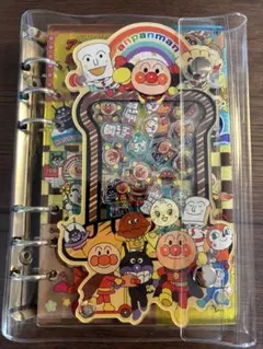 新品　アクリルシャカシャカノート　リングファイル　シール帳　A6 6穴