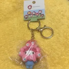 マイメロディ　ミャクミャク立体マスコットカラーキーホルダー大阪関西万博なりきり