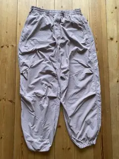 UNIQLO XL パラシュートパンツ　ピンク