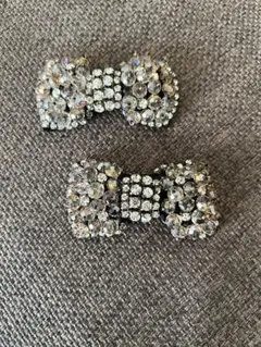 ビジュー シューズクリップ パンプスクリップ　2個セット