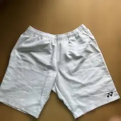 YONEX ホワイト ハーフパンツ JP L
