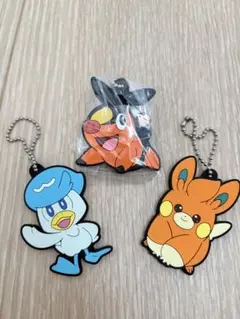 ポケモン ラバーキーホルダー 3種セット　クワッス　ポカブ　パモのサムネイル