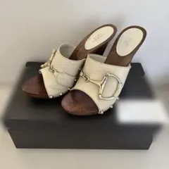 GUCCI ホースビット ウッドソール サンダル
