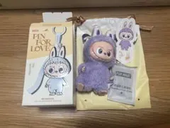 【？】POP MART PIN FOR LOVE イニシャル　ラブブ