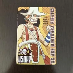 ワンピースカード　ウソップ